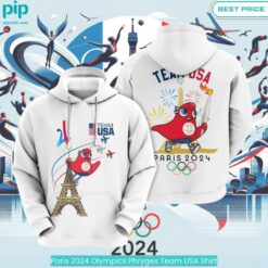 Paris 2024 Olympics Phryges Team USA Shirt Rejuvenating picture