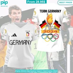 Paris 2024 Olympics Team Germany Shirt Radiant and glowing Pic dear