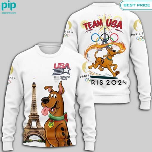 Paris 2024 Olympics USA team Scooby Doo Shirt Wow, cute pie