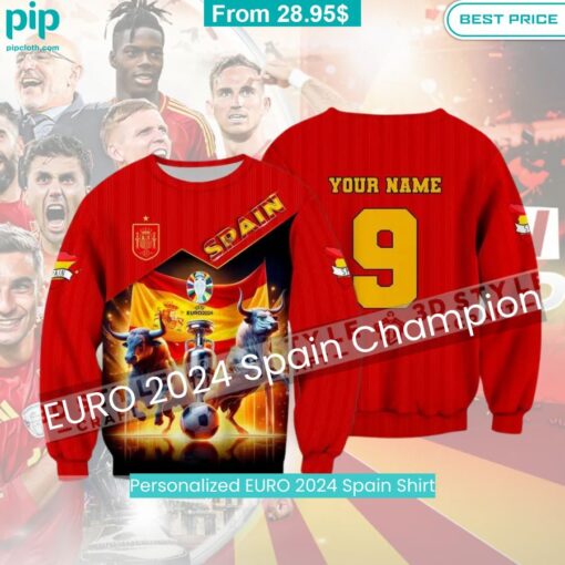 Personalized EURO 2024 Spain Shirt Cool DP