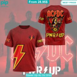 Power Up Ac Dc Shirt Wow, your Biceps are suiting to your personality dude