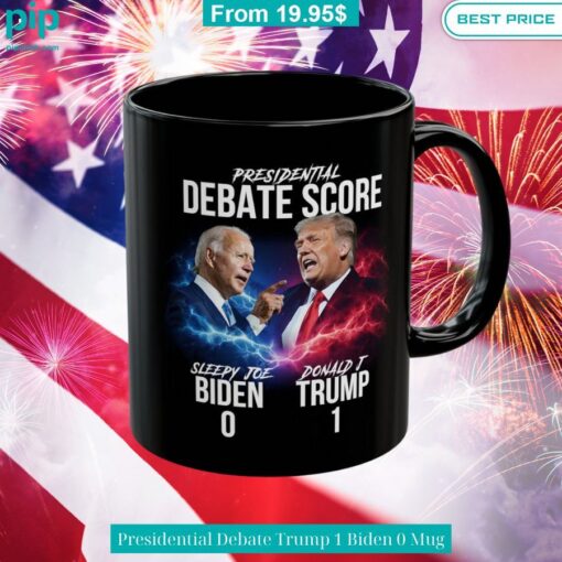 presidential debate trump 1 biden 0 mug 3