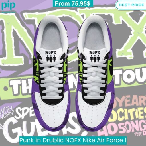 Punk in Drublic NOFX Nike Air Force 1 Eye soothing picture dear