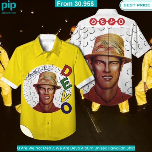 Q Are We Not Men A We Are Devo Album Unisex Hawaiian Shirt Best picture ever