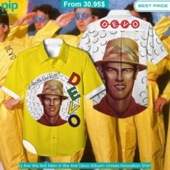 Q Are We Not Men A We Are Devo Album Unisex Hawaiian Shirt cool