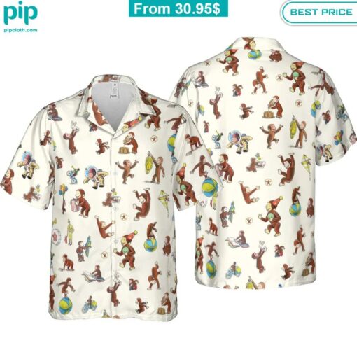 Riotsociety Curious George Hawaiian Shirt Wow! What a picture you click