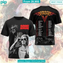 Sammy Hagar 2024 Tour Shirt You look lazy