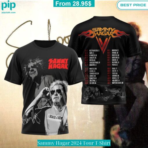 Sammy Hagar 2024 Tour T Shirt Nice elegant click