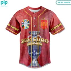 Spain 2024 EURO Champion baseball jersey Damn good