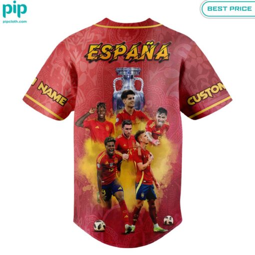 Spain 2024 EURO Champion baseball jersey Cool DP