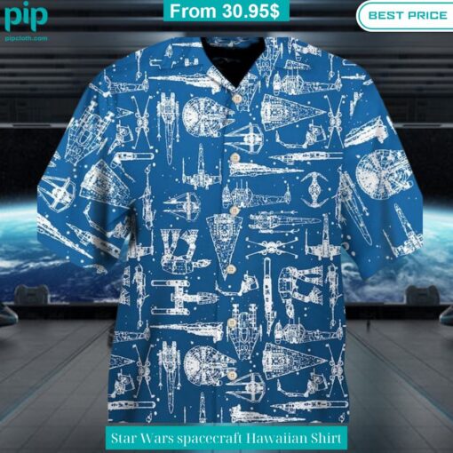 Star Wars spacecraft Hawaiian Shirt Sizzling