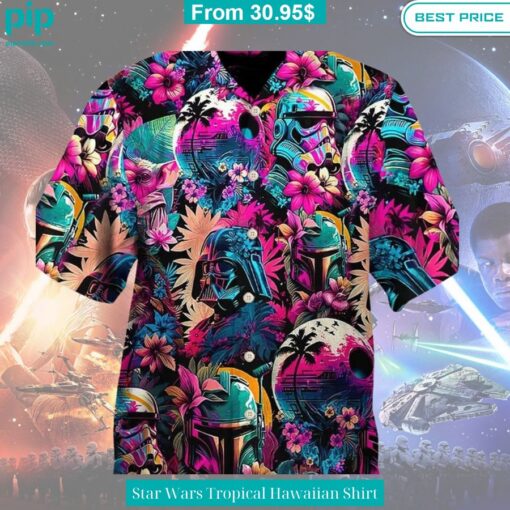 Star Wars Tropical Hawaiian Shirt Eye soothing picture dear