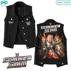 SummerSlam Cleveland Sleeveless Denim Jacket so sporty