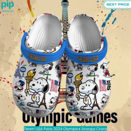 Team USA Paris 2024 Olympics Snoopy Crocs trendy