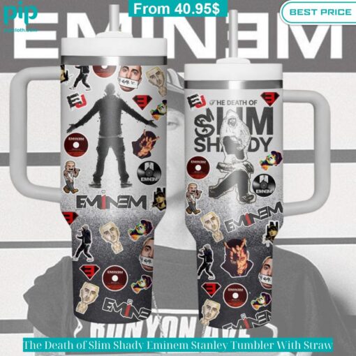 The Death of Slim Shady Eminem Stanley Tumbler With Straw Cuteness overloaded