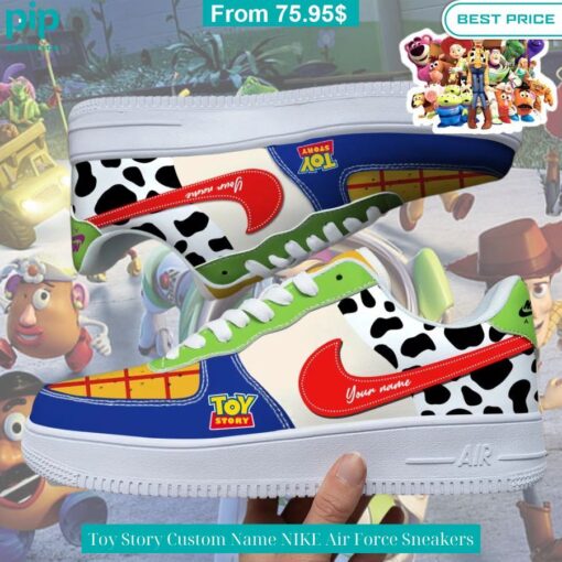 Toy Story Custom Name NIKE Air Force Sneakers You look lazy