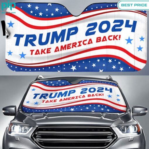 Trump 2024 Take America Back Car Sunshade Have you joined a gymnasium?