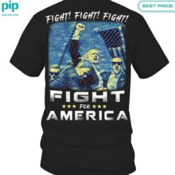 Trump Assassination Attempt Fight For America 2024 Shirt Natural and awesome