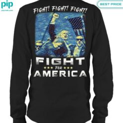 Trump Assassination Attempt Fight For America 2024 Shirt Natural and awesome