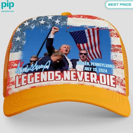 Trump Assassination Attempt Fight Legends Never Die Cap Trending picture dear