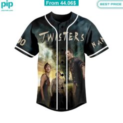 TWISTERS Not My First Tornadeo Custom Baseball Jersey Heroine