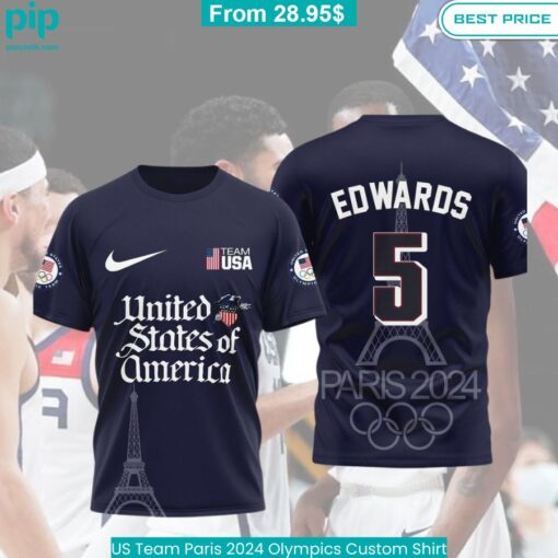 US Team Paris 2024 Olympics Custom Shirt cool fabric