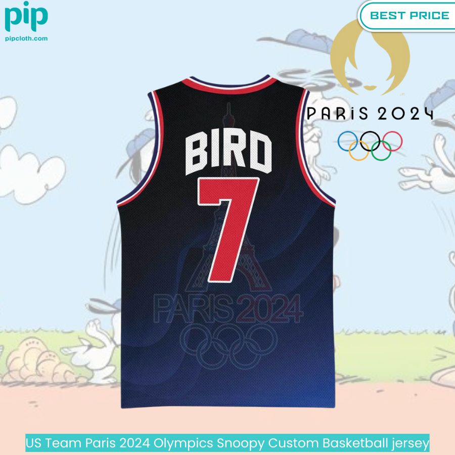 US Team Paris 2024 Olympics Snoopy Custom Basketball jersey Good one dear