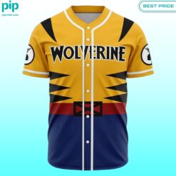 Wolverine Marvel Baseball Jersey Unique and sober