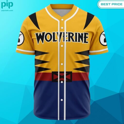 Wolverine Marvel Baseball Jersey Damn good