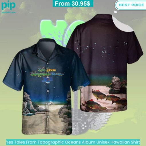 Yes Tales From Topographic Oceans Album Unisex Hawaiian Shirt Amazing Pic