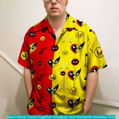 Best Friends Come Together Deadpool and Wolverine Hawaiian Shirt fashion