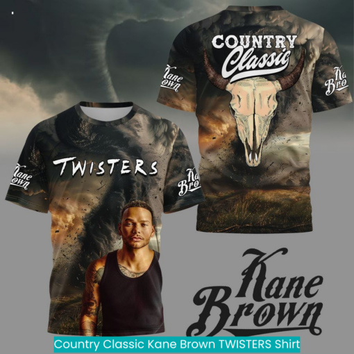 Country Classic Kane Brown TWISTERS Shirt trendy