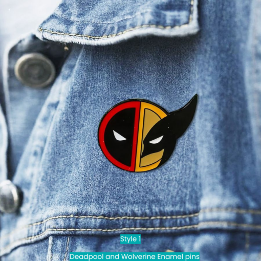 Deadpool and Wolverine Enamel pins cool