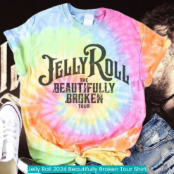 Jelly Roll 2024 Beautifully Broken Tour Shirt fashion