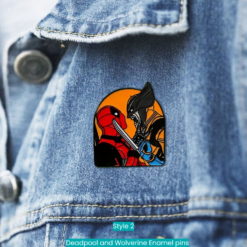 Deadpool and Wolverine Enamel pins cool