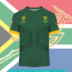 South Africa Rugby Home Jersey Springboks Custom Hoodie cool