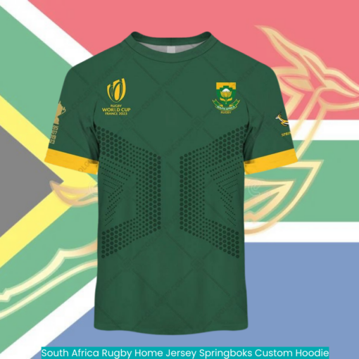 South Africa Rugby Home Jersey Springboks Custom Hoodie cool