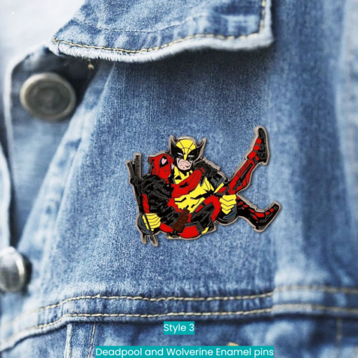 Deadpool and Wolverine Enamel pins cool