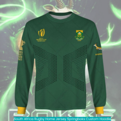 South Africa Rugby Home Jersey Springboks Custom Hoodie cool