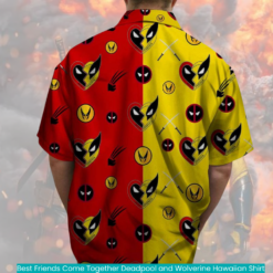 Best Friends Come Together Deadpool and Wolverine Hawaiian Shirt fashion