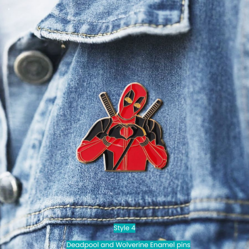 Deadpool and Wolverine Enamel pins cool