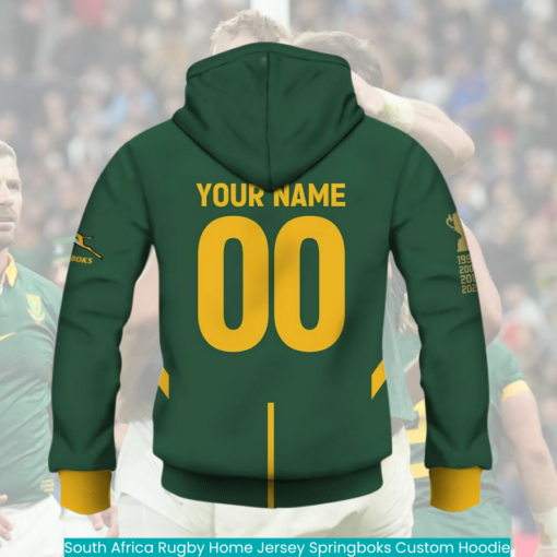 South Africa Rugby Home Jersey Springboks Custom Hoodie cool