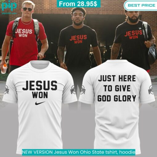 NEW VERSION Jesus Won Ohio State tshirt, hoodie cool