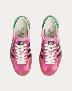 Pink Gucci women's x adidas Gazelle sneaker 8