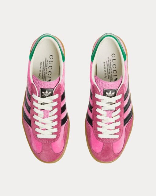 Pink Gucci women's x adidas Gazelle sneaker 8