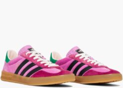 Pink Gucci women's x adidas Gazelle sneaker 9