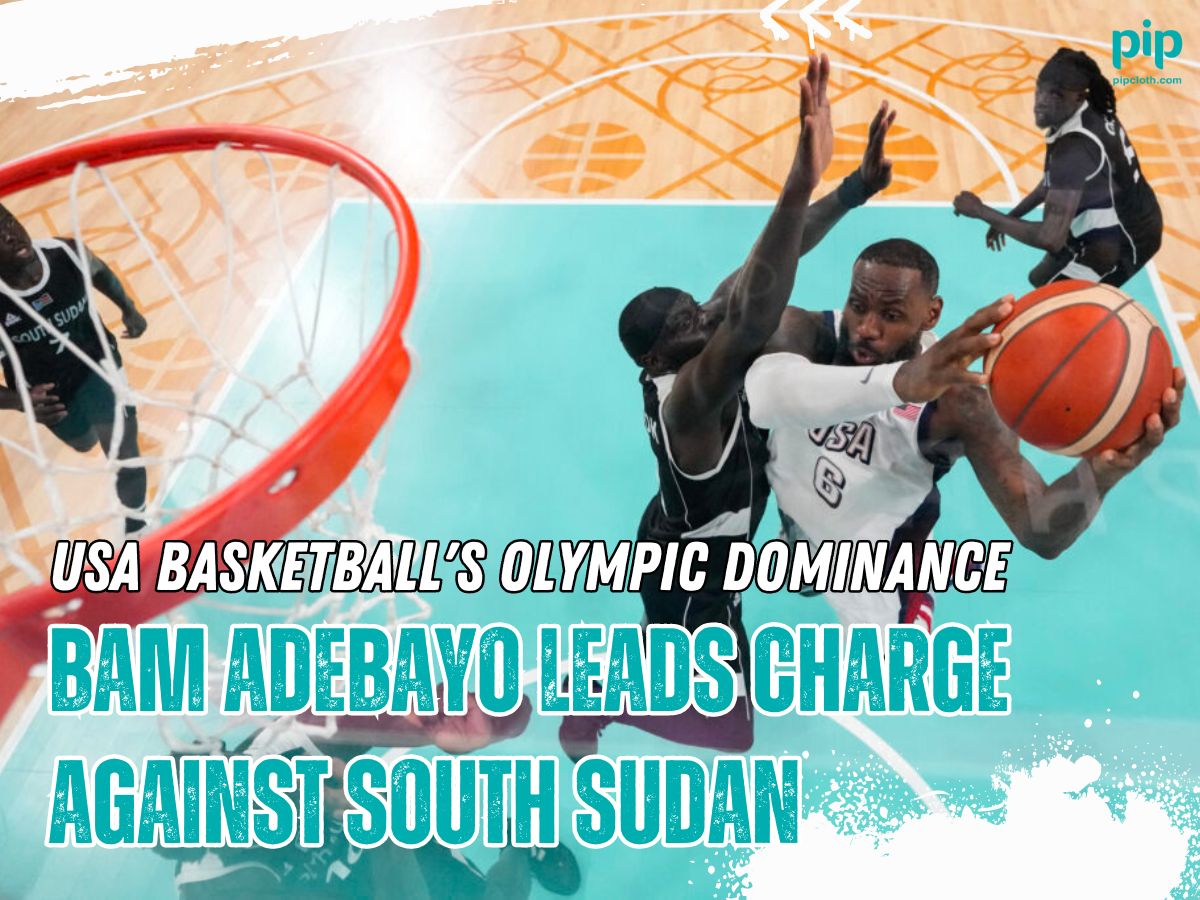 USA Basketball's Olympic Dominance Bam Adebayo Leads Charge Against South Sudan