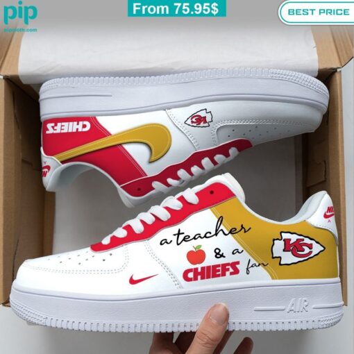 A Teacher & A Kansas City Chiefs Fan Nike Air Force 1 trendy