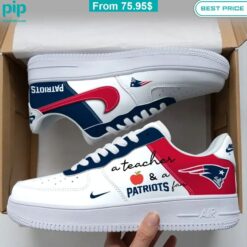 A Teacher & A New England Patriots Fan Nike Air Force 1 Breathable