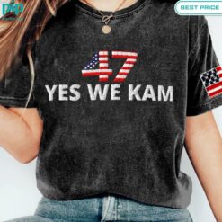 American Flag 47 Yes We Kam Embroidered Shirt Awesome Pic guys